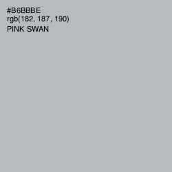 #B6BBBE - Pink Swan Color Image